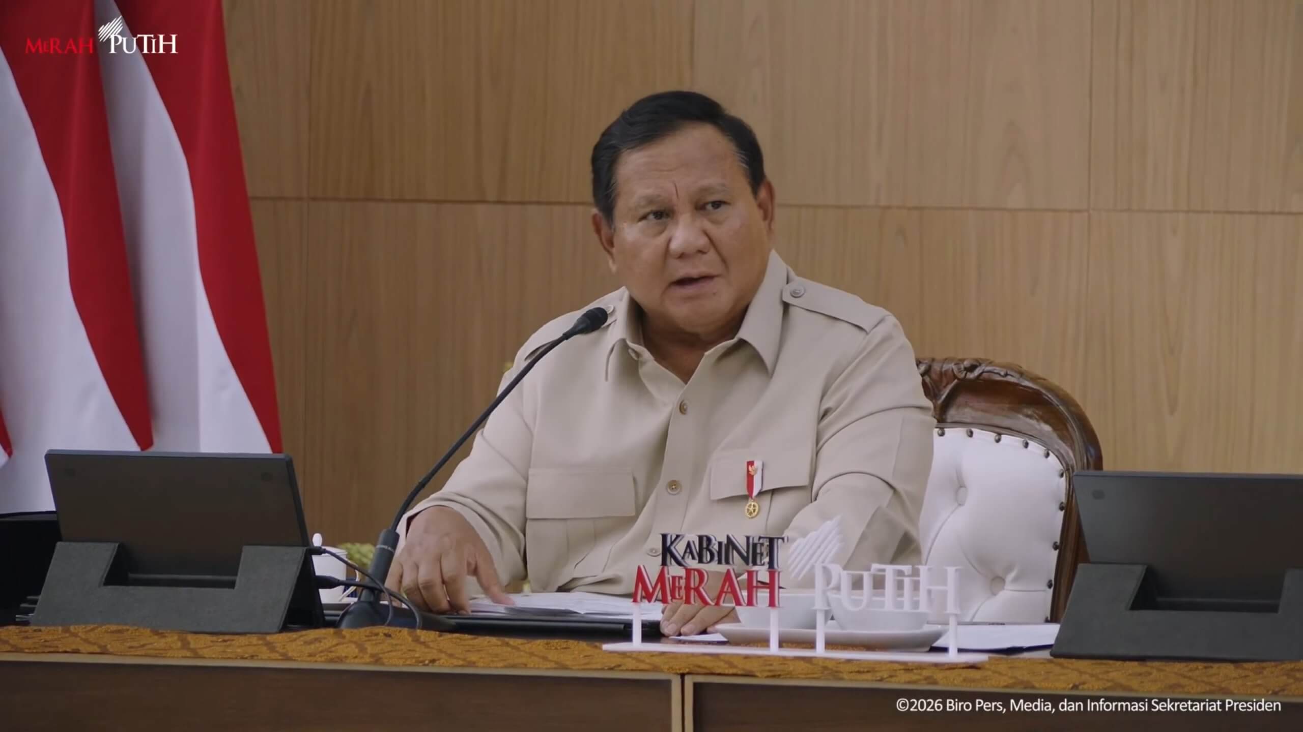 Retreat Kabinet Presiden Prabowo di Hambalang